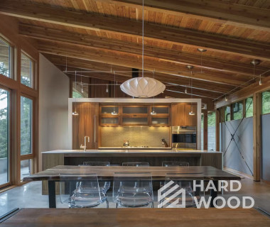 Большая беседка с окнами для глэмпинга №34 - фото 1564