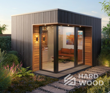 Крытая беседка для дачи деревянная 4х4 №51 - фото 1667