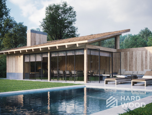 Беседка премиум класса с камином №74 - фото 1746